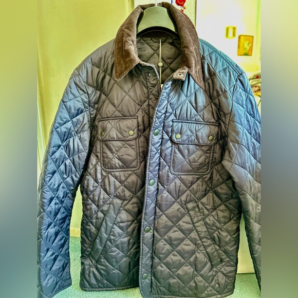Barbour Tinford Quilted Jacket - Navy Blue - Medium- Brand New with Tag - Picture 1 of 5